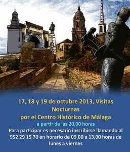 Visita nocturna por el centro histórico de Málaga